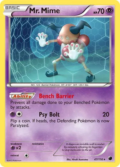Mr. Mime 47 · Normal (Plasma Freeze)