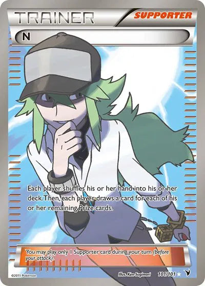 N (Supporter) (Full Art) Noble Victories Ultra Rare 101