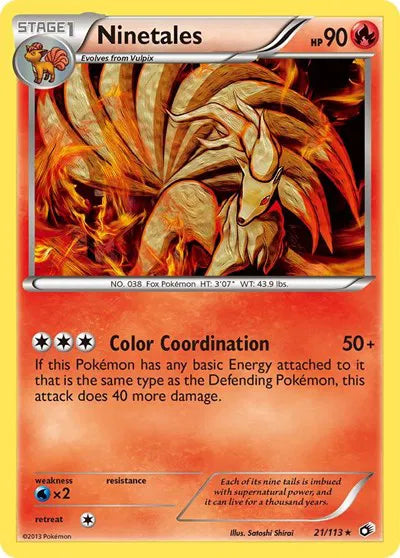 Ninetales 21 · Normal (Legendary Treasures)