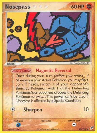 Nosepass 42 · Normal (EX Deoxys)