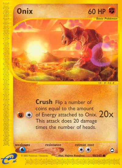 Onix 98 · Reverse Holofoil (Aquapolis)
