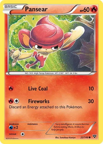 Pansear 22 ·(XY Base Set) by Tomokazu Komiya