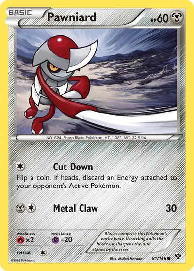 Pawniard 81 · Normal (XY Base Set)