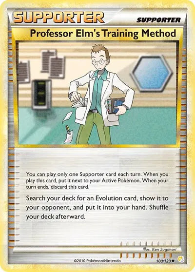 Professor Elm's Training Method 100 · Normal (HeartGold SoulSilver)
