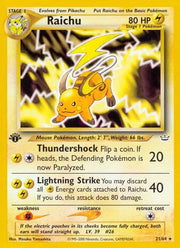 Raichu (1st edition) 21/64 - Neo Revelation