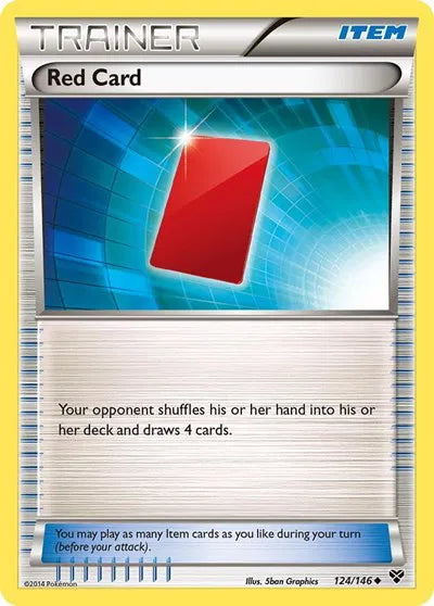Red Card 124 · Normal (XY Base Set)