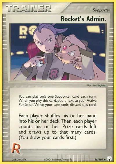 Rocket's Admin. 86 · Normal (EX Team Rocket Returns)