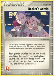 Rocket's Admin. 86 · Normal (EX Team Rocket Returns)