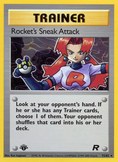 Rocket's Sneak Attack (72) · 1st Edition (Team Rocket)