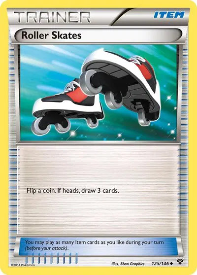 Roller Skates 125 · Reverse Holofoil (XY Base Set)