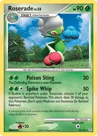 Roserade 13 · Reverse Holofoil (Diamond and Pearl)