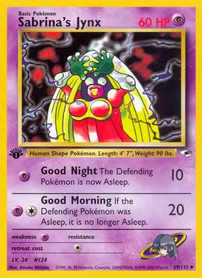 Sabrina's Jynx 59 · 1st Edition (Gym Heroes)