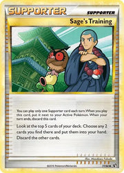 Sage's Training [Reverse Holo] #77 Pokemon Undaunted