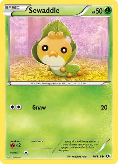 Sewaddle (10) · Normal (Legendary Treasures)