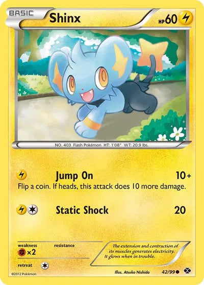 Shinx [Reverse Holo] #42 Pokemon Next Destinies