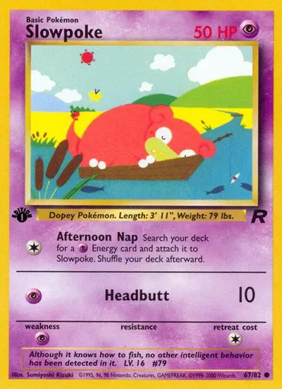 Slowpoke 67 · 1st Edition (Team Rocket)