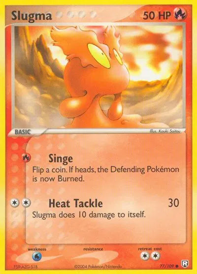 Slugma EX Team Rocket Returns Common • 77 Normal