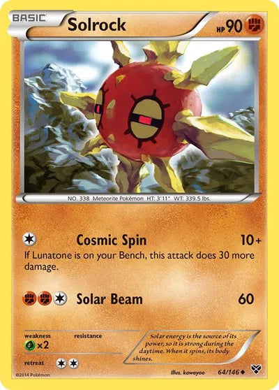Solrock 64 · Normal (XY Base Set)