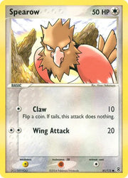Spearow 81 · Normal (EX FireRed & LeafGreen)