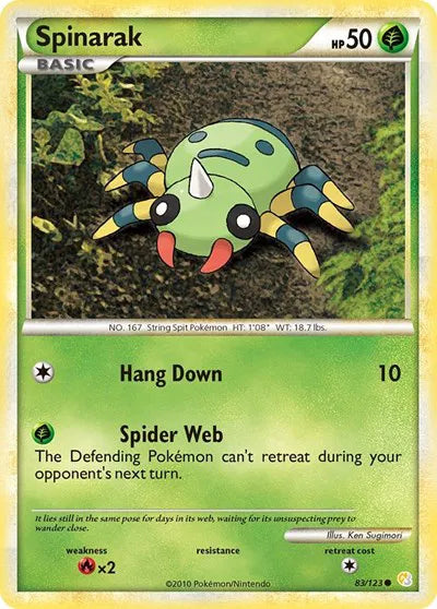 Spinarak 83 · Normal (HeartGold SoulSilver)