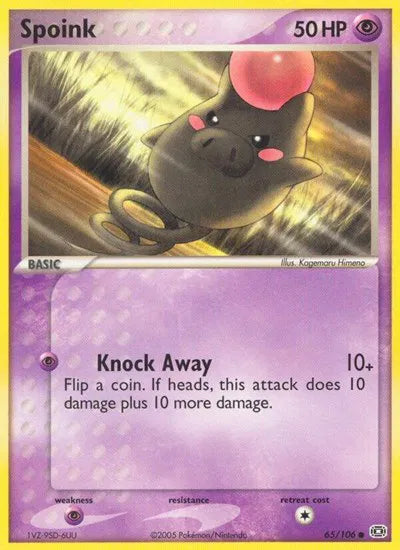 Spoink (65) · Normal (EX Emerald)
