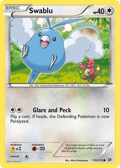 Swablu 103 · Normal (Legendary Treasures)