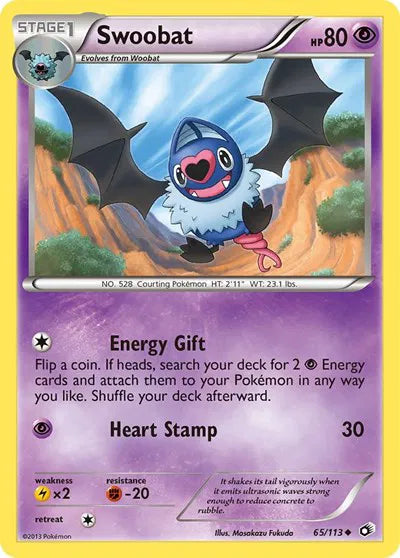 Swoobat 65 · Normal (Legendary Treasures)