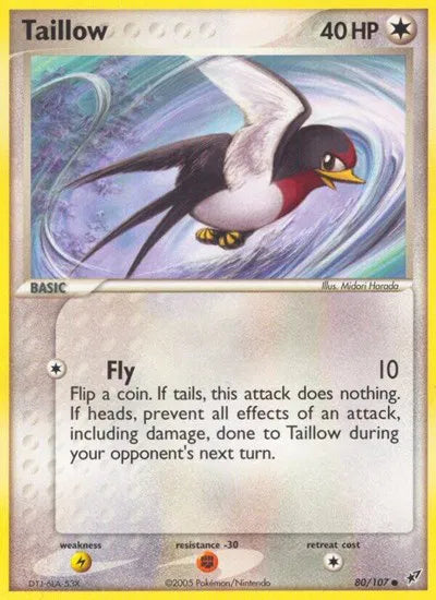 Taillow 80 · Normal (EX Deoxys) (1)