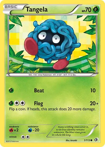 Tangela 1 · Normal (Legendary Treasures)