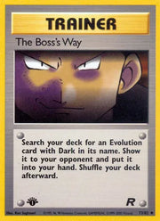 The Boss's Way 73 · 1st Edition (Team Rocket) Vintage