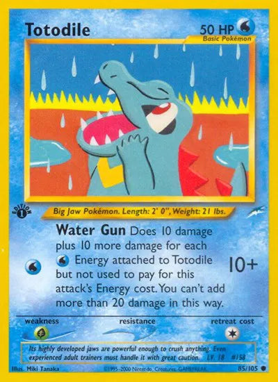 Totodile 85 · 1st Edition (Neo Destiny)