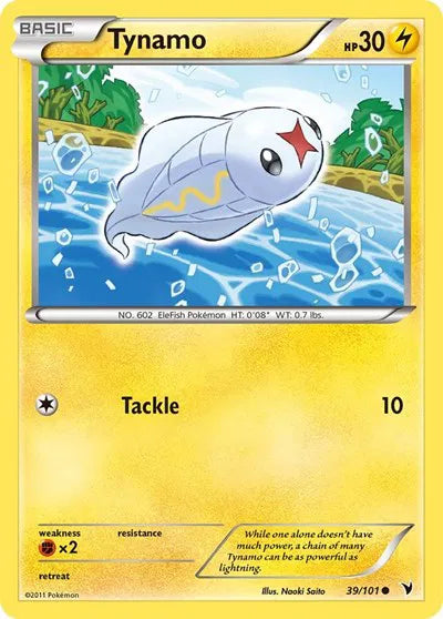 Tynamo [Reverse Holo] #39 Pokemon Noble Victories
