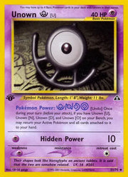 Unown [U] 51 · 1st Edition (Neo Discovery)