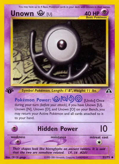 Unown [U] 51 · 1st Edition (Neo Discovery)