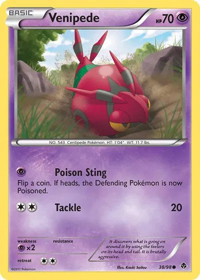 Venipede 38 · Normal (Emerging Powers)