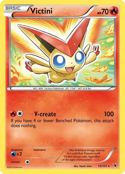 Victini (15) · Non Holofoil (Noble Victories)