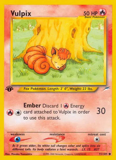 Vulpix 91 · 1st Edition (Neo Destiny)