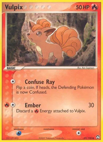 Vulpix 69 · Normal (EX Power Keepers)