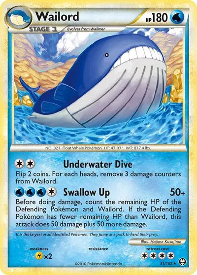 Wailord 31 · Normal (Triumphant)