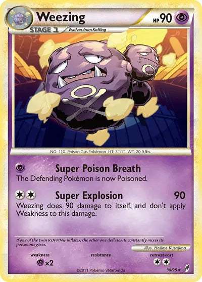 Weezing 38 · Reverse Holofoil (Call of Legends)
