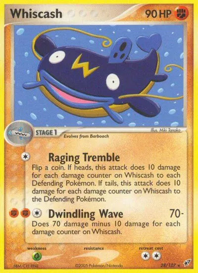 Whiscash 28 · Normal (EX Deoxys)
