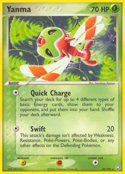 Yanma 28 · Normal (EX Team Rocket Returns)