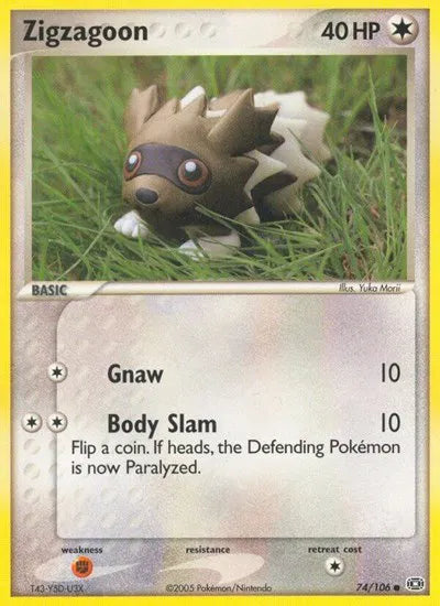 Zigzagoon 74 · Normal (EX Emerald) — CGC 10