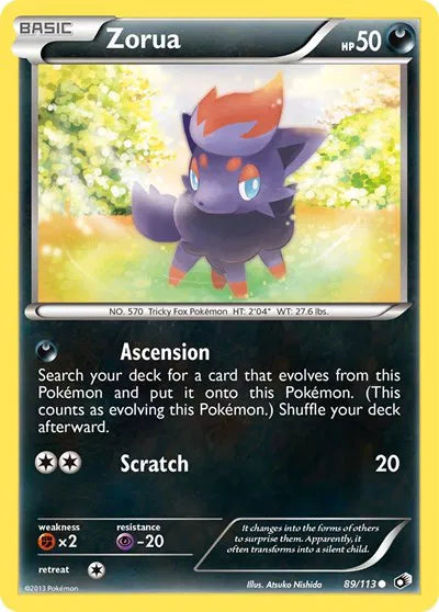 Zorua 89 · Normal (Legendary Treasures)