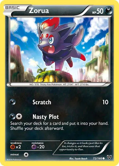 Zorua 72 · Normal (XY Base Set)