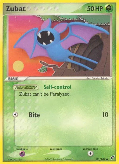 Zubat 83 · Normal (EX Deoxys)