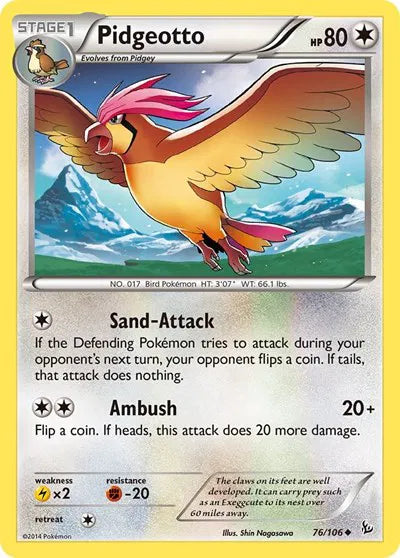 Pidgeotto 76 · Normal (Flashfire)