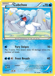 Cubchoo 21 · Normal (Furious Fists)