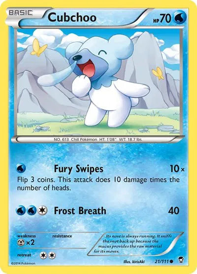 Cubchoo 21 · Normal (Furious Fists)