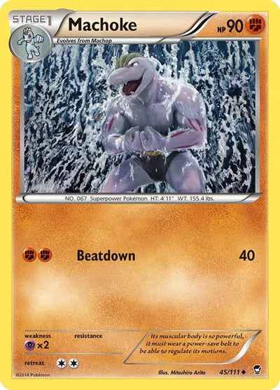 Machoke 45 · Normal (Furious Fists)